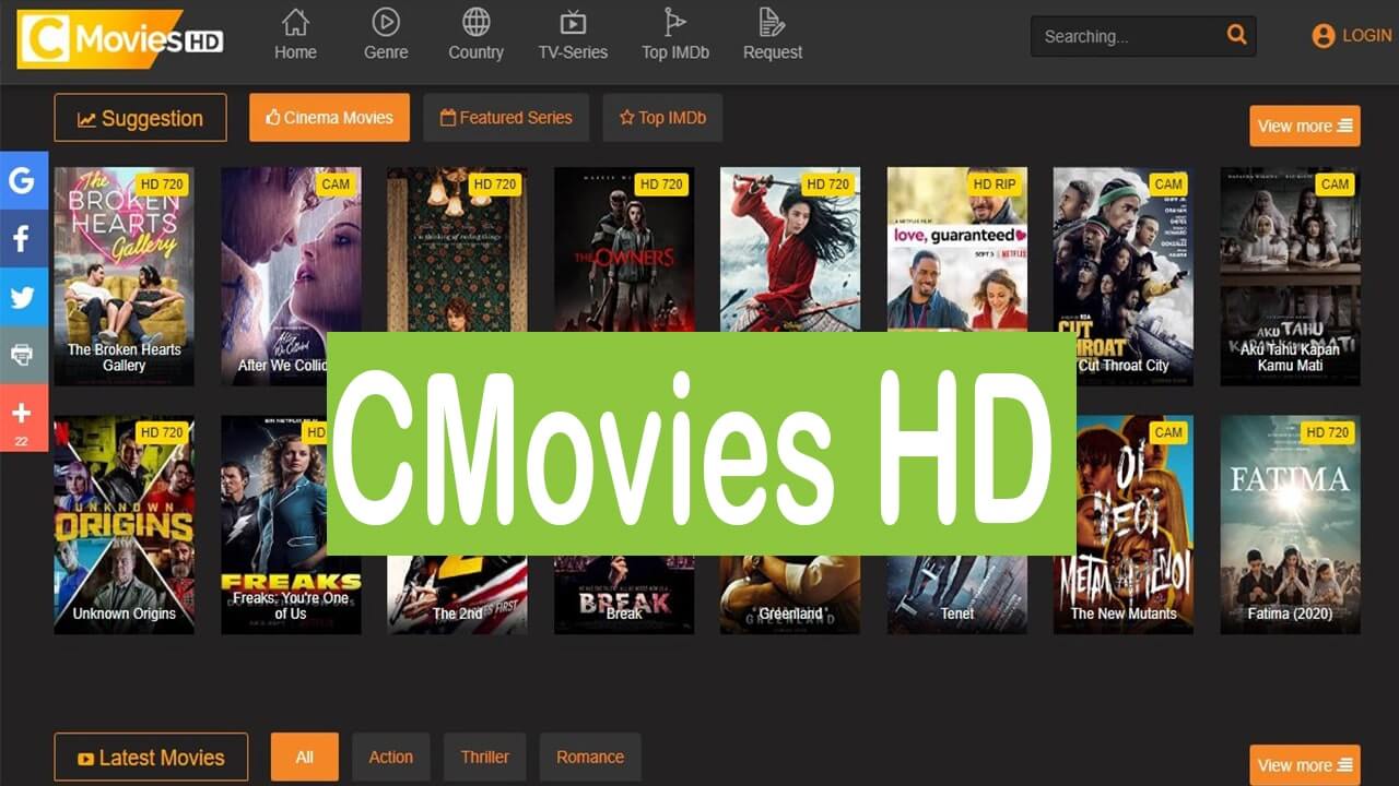 Cmovies 2021 – Watch & Download Free Movies Online